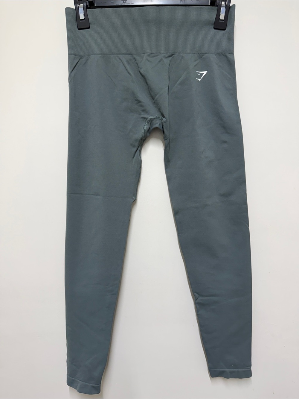 Gymshark Seamless High-Waist Leggings in Slate Green